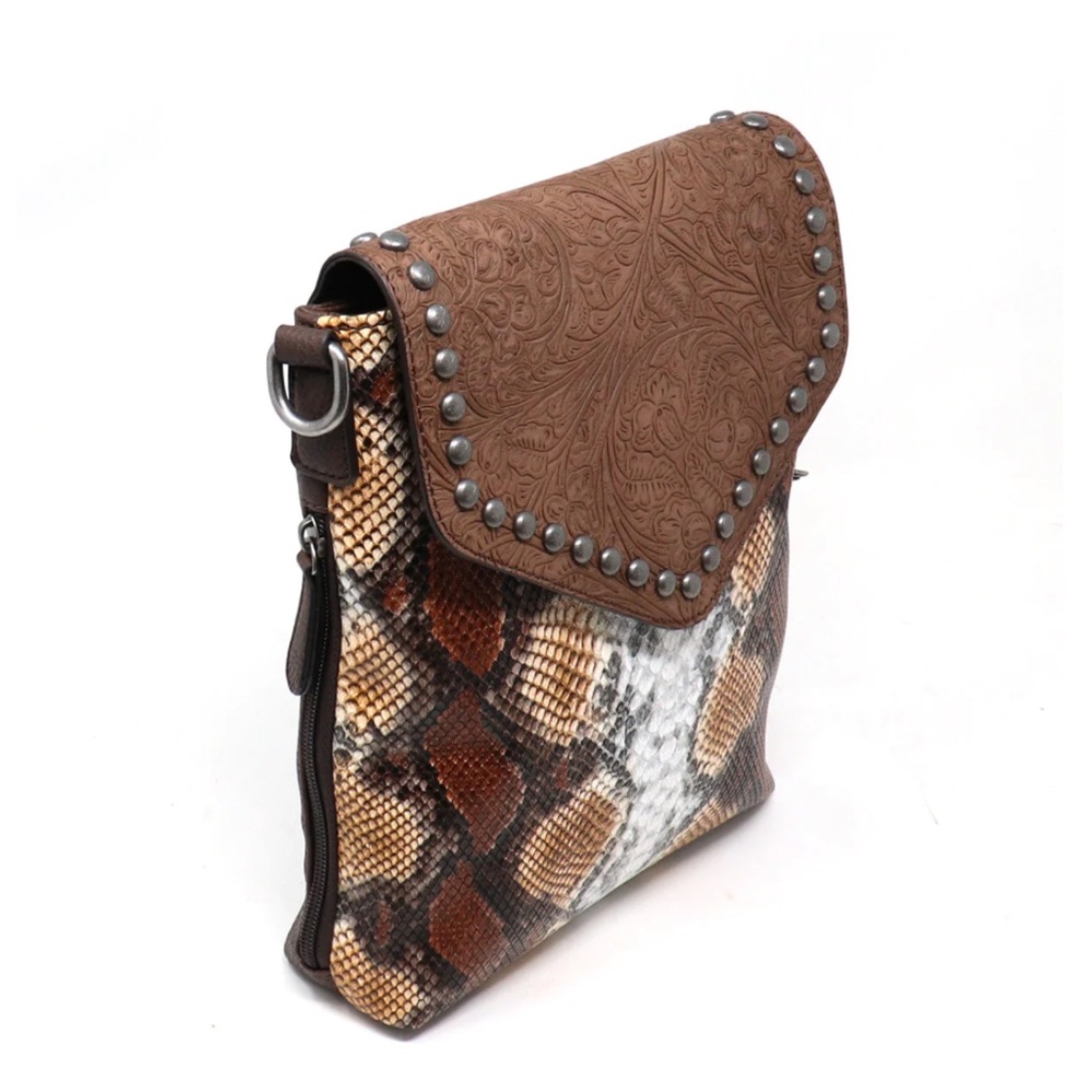Nwt - Angel Ranch Python Conceal Carry Messenger … - image 3